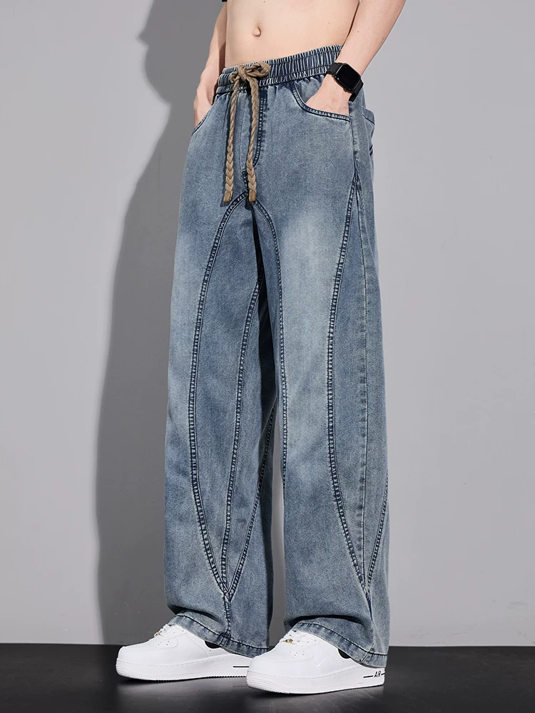 Quần jeans nam kiểu Mỹ cổ điển của Jeanswest, thương hiệu thời trang xuân thu, quần dài dáng rộng đa năng cao cấp.
