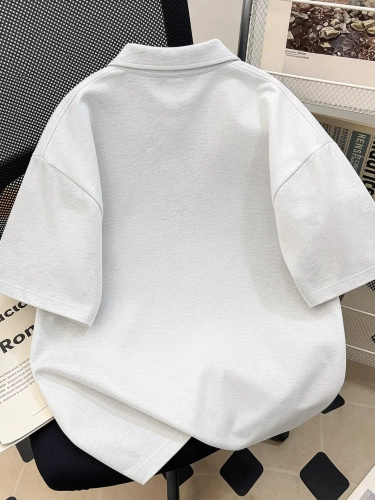 Áo thun thoáng khí thương hiệu thời trang phong cách Mỹ của Jeanswest dành cho nam, áo polo mỏng, rộng rãi, thoải mái, đa năng, thân thiện với làn da, thích hợp cho mùa hè.