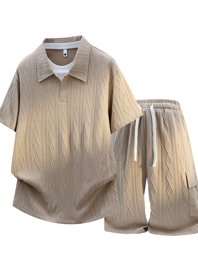 Bộ vest nam Jeanswest kiểu Mỹ, tay ngắn, dáng rộng, chất liệu thoáng khí, cao cấp, đa năng, mùa hè, gồm hai món.