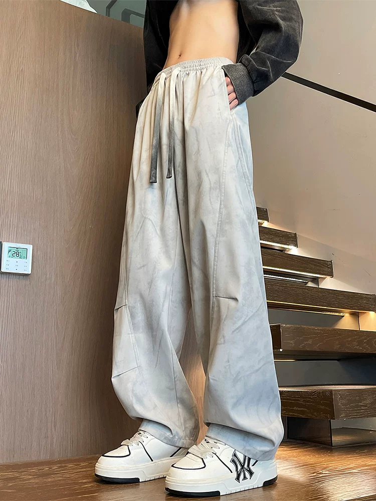 Quần âu nam họa tiết đá cẩm thạch của Jeanswest, mùa xuân, thương hiệu thời trang phong cách Mỹ, quần ống đứng dáng rộng, chất liệu dày dặn, kiểu dáng xước.