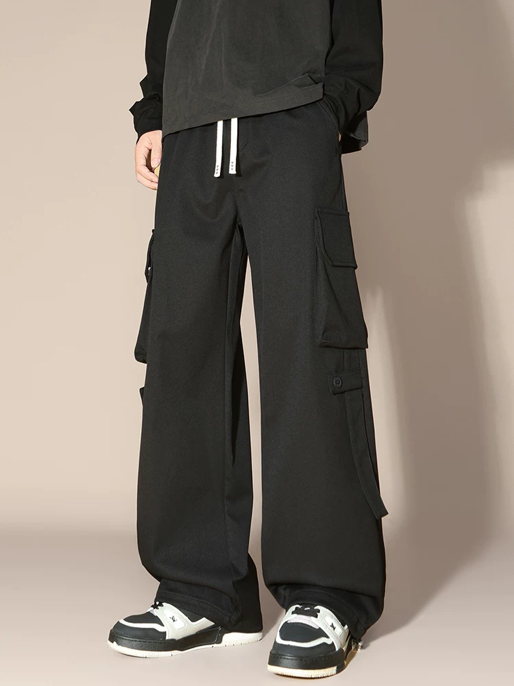 Quần công sở đa năng dáng suông nhiều túi của Jeanswest dành cho nam, quần ống rộng dáng rộng hợp thời trang mùa xuân.