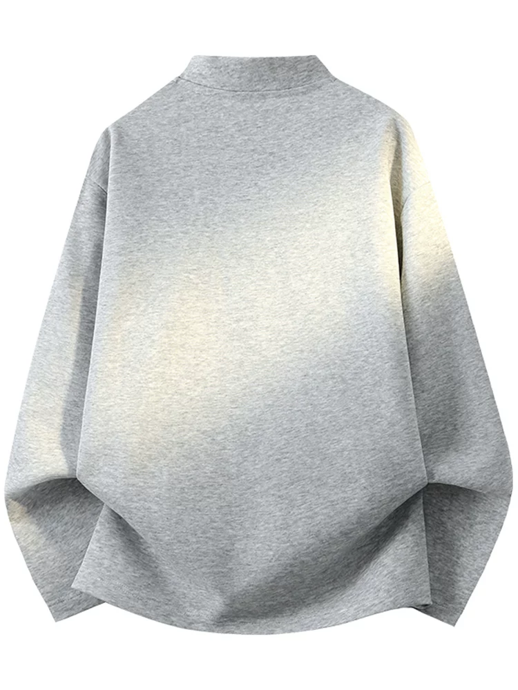 Áo sweatshirt nam Jeanswest 2026 kiểu Mỹ, màu trơn, chất liệu cao cấp, phong cách thời trang, dáng rộng, mặc xuân thu.