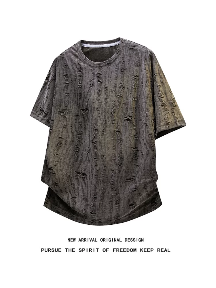 Áo thun cổ tròn xếp ly màu trơn phong cách Mỹ của Jeanswest dành cho nam, áo thun ngắn tay thoáng khí, thân thiện với làn da, thương hiệu thời trang cao cấp mùa hè.
