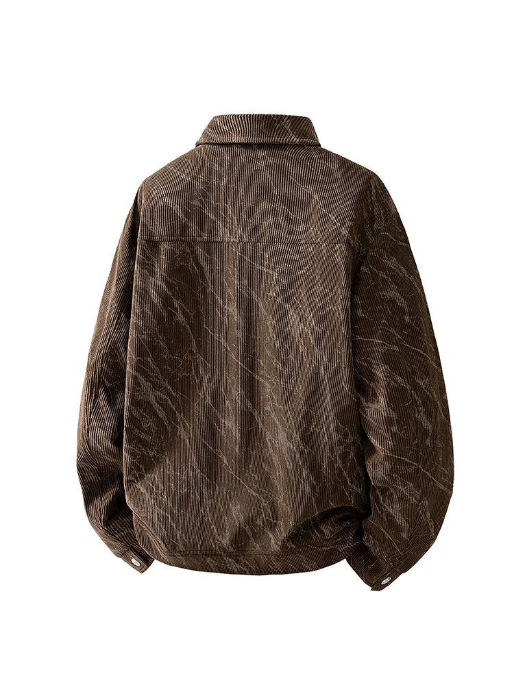 Áo khoác nam chất liệu corduroy cổ điển của Jeanswest, kiểu dáng mới xuân thu 2026, thương hiệu thời thượng cao cấp.