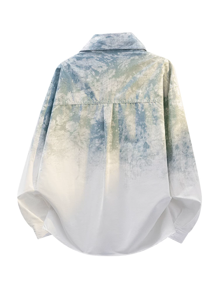 Áo khoác có cổ phối màu phong cách Mỹ của Jeanswest dành cho nam, mùa xuân và mùa thu, áo khoác ngoài thương hiệu thời trang cao cấp, rộng rãi, hợp thời trang.