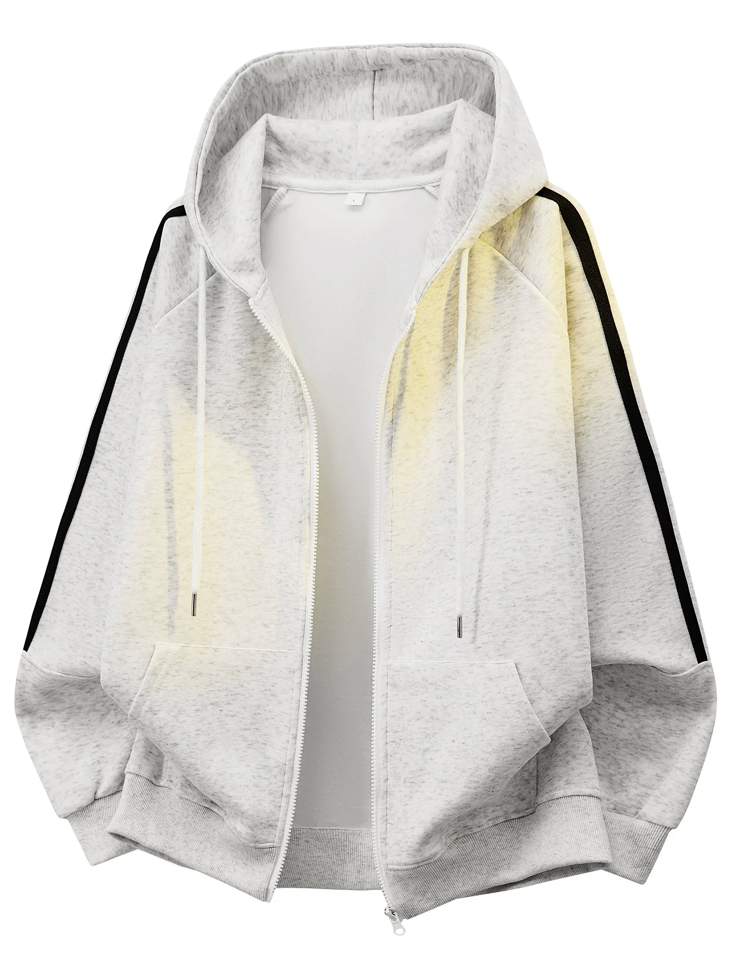 Áo hoodie nam Jeanswest 2026 màu đen thời trang cao cấp, kiểu dáng rộng rãi, thoải mái cho mùa xuân và mùa thu.