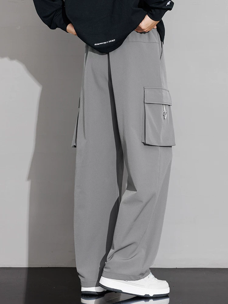Quần jean đen Jeanswest dành cho nam, mùa xuân thu, dáng rộng, size lớn, quần ống đứng, quần dài thể thao thương hiệu mới hợp thời trang.