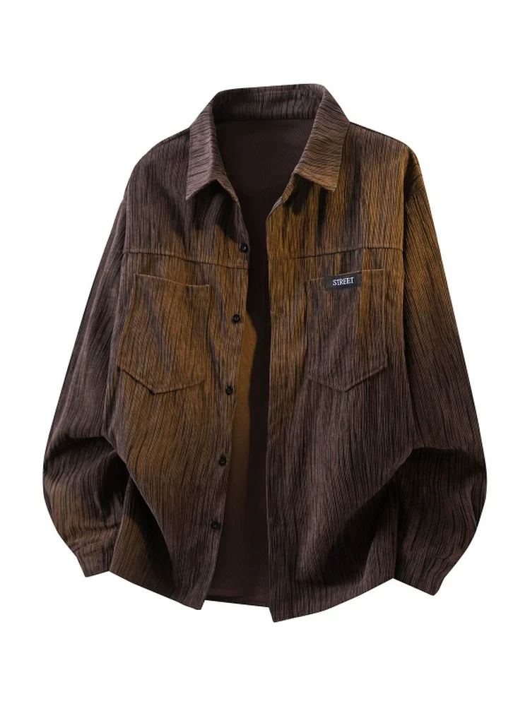 Áo sơ mi nam kiểu Mỹ của Jeanswest, phong cách thường ngày, mùa xuân thu, dáng rộng cao cấp, áo khoác thương hiệu thời trang sành điệu và đa năng.