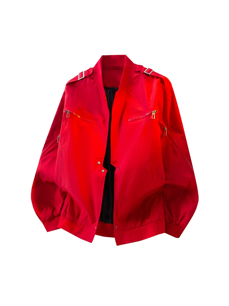 Áo khoác bomber cổ bóng chày kiểu Mỹ Jeanswest dành cho nam, mẫu mới xuân thu 2026, áo khoác cao cấp dáng rộng, phong cách thường ngày.