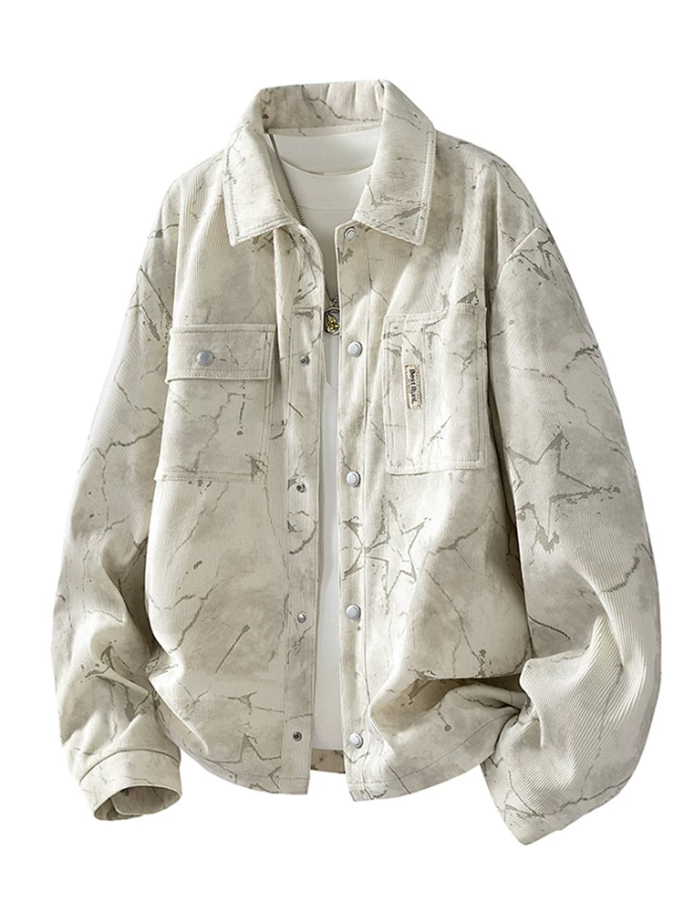 Áo khoác cổ điển kiểu Mỹ của Jeanswest dành cho nam, mùa xuân và mùa thu, thương hiệu thời thượng cao cấp, áo khoác ngoài phong cách thoải mái, cá tính.