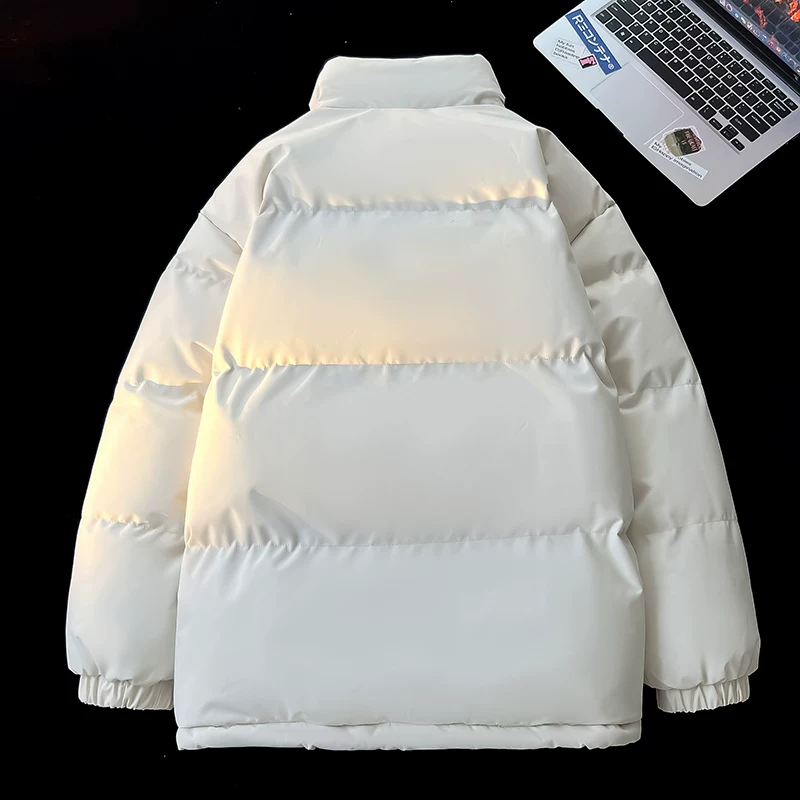 Áo khoác cotton mùa đông nam Jeanswest có lớp lót lông cừu, áo khoác cotton dày dặn, áo khoác ngoài cotton ấm áp cho nam, quần áo mùa đông.