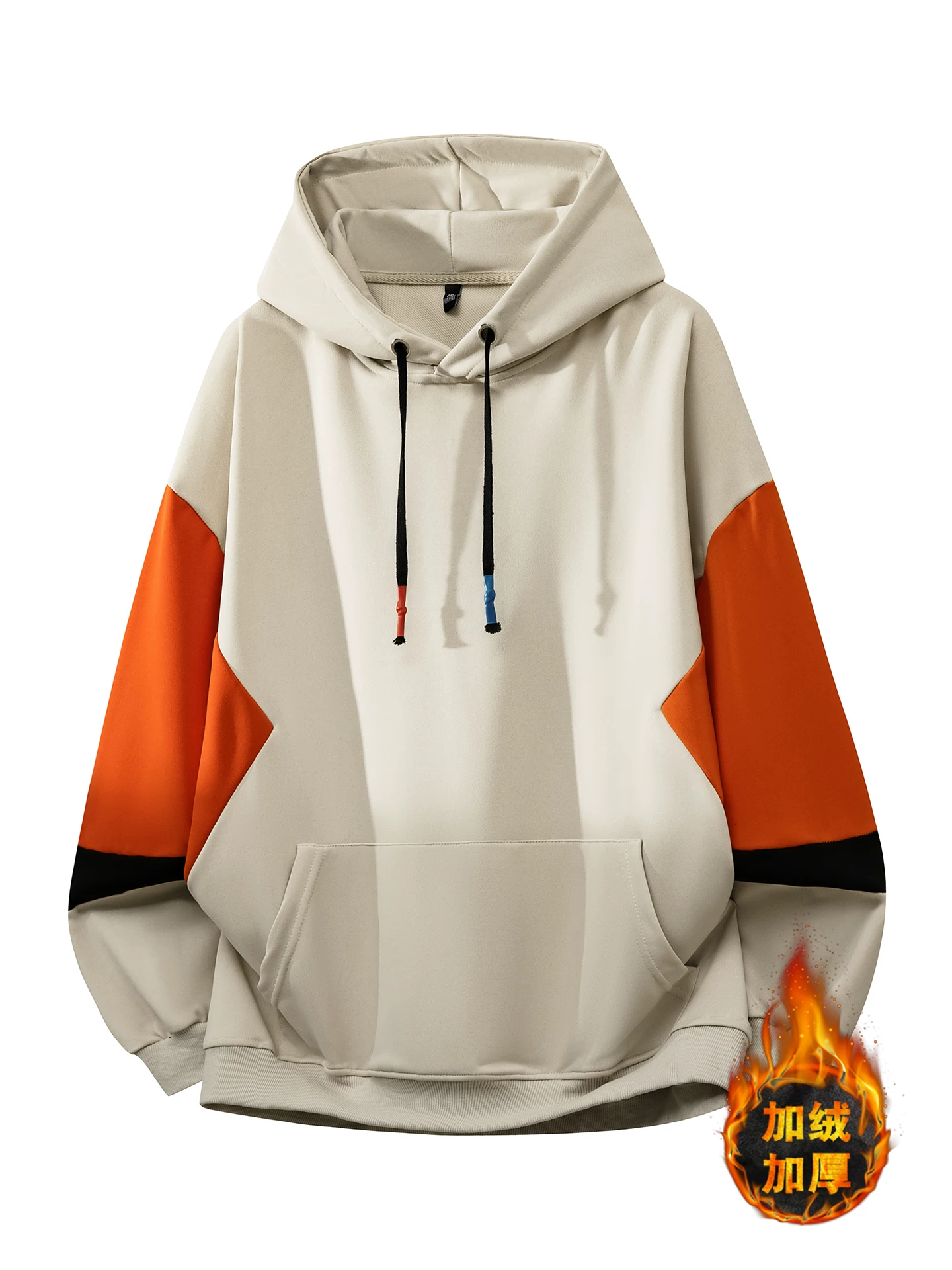 Áo hoodie nam thương hiệu thời trang phong cách Mỹ của Jeanswest, chất liệu lót lông cừu dày dặn cho mùa thu đông.