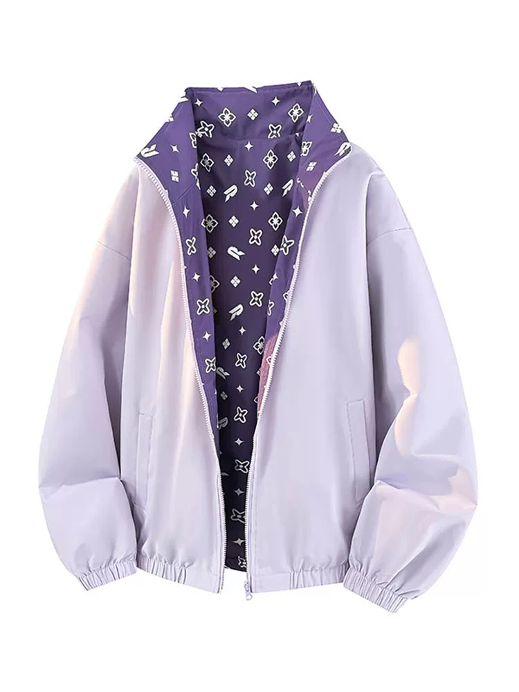 Áo khoác cổ đứng cao cấp có thể đảo ngược của Jeanswest dành cho nam, phong cách Mỹ mùa xuân thu, thương hiệu thời thượng, áo khoác ngoài đa năng, thoải mái, phong cách Mỹ.