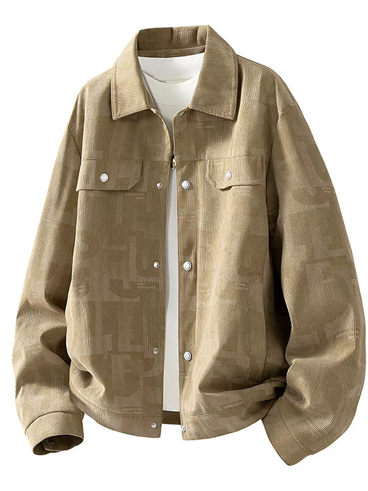 Áo khoác vải nhung cổ điển Jeanswest dành cho nam, áo khoác công sở đa năng, rộng rãi, cao cấp, phong cách thường ngày mùa xuân thu.