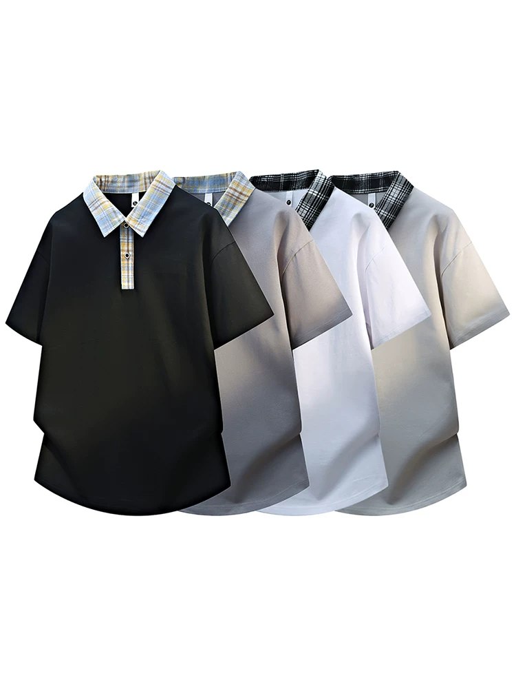Áo polo nam Jeanswest kiểu Mỹ phối màu, áo polo mùa hè cao cấp, rộng rãi, thời trang, thoáng khí.