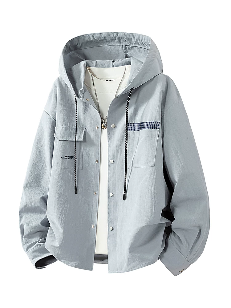 Áo khoác cardigan có mũ kiểu Mỹ mới của Jeanswest 2026 dành cho nam, mùa xuân thu, dáng rộng, phong cách thời trang, đa năng.