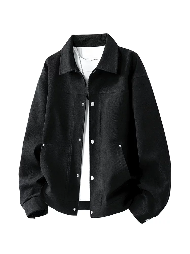Áo khoác cổ điển kiểu Mỹ của Jeanswest dành cho nam, thương hiệu thời trang thường ngày mùa xuân thu, áo khoác ngoài rộng rãi cao cấp.