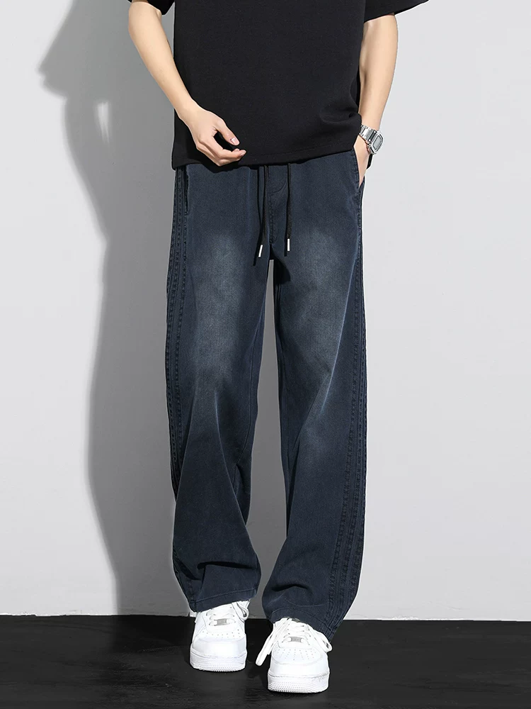 Quần jeans nam thời trang phong cách Mỹ của thương hiệu Jeanswest, mẫu mới xuân thu 2026, chất liệu cao cấp, quần dài casual lót lông cừu.