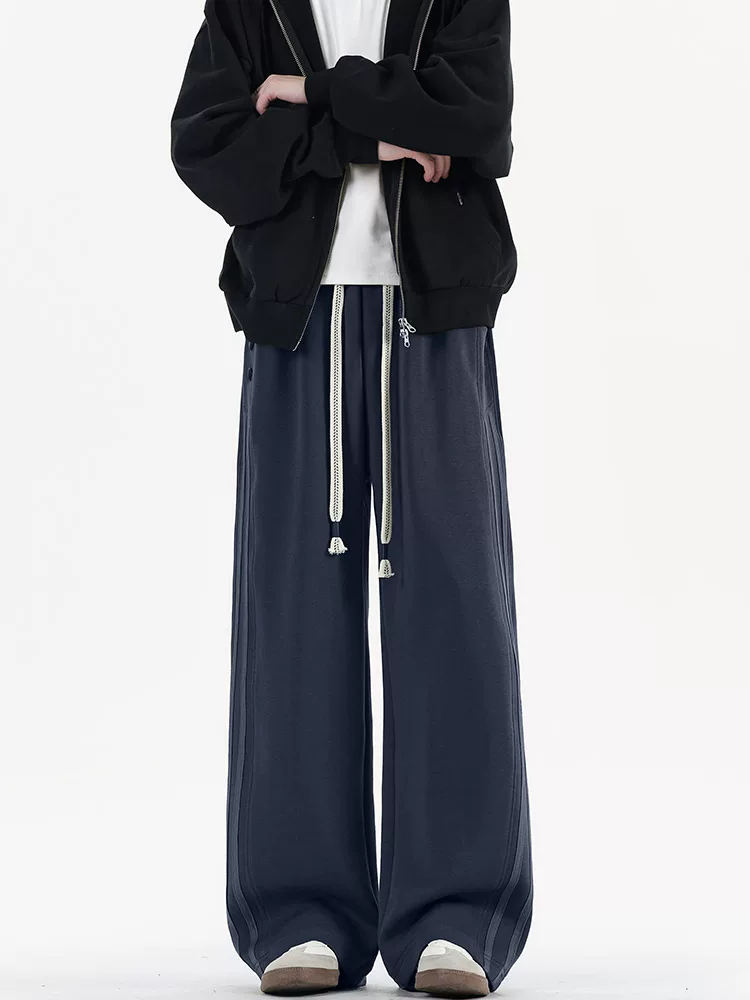 Quần jeanswest ống rộng thẳng kiểu Mỹ dành cho nam, mùa xuân thu, thương hiệu thời trang cao cấp, dáng rộng, đa năng, quần dài mát mẻ.