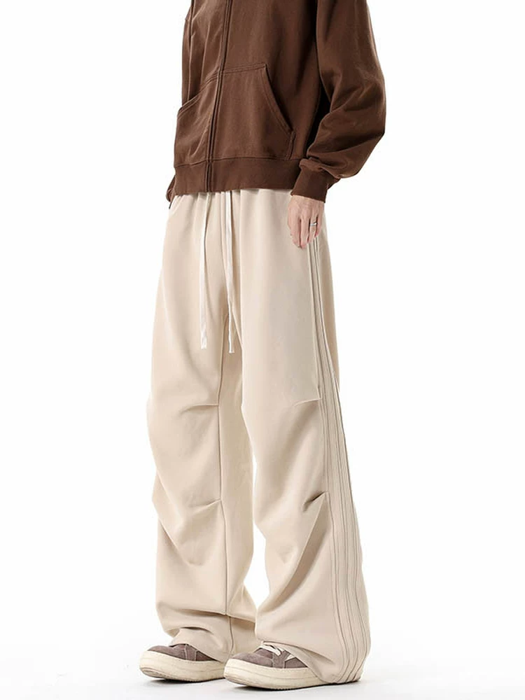 Quần dài ống rộng phong cách Mỹ thời thượng của Jeanswest dành cho nam, mùa xuân thu, quần dài ống rộng thoải mái, phong cách giản dị, cao cấp.