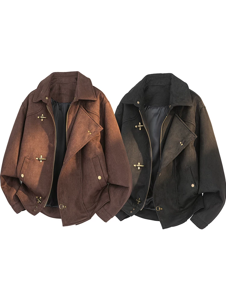 Áo khoác cổ điển kiểu Mỹ của Jeanswest dành cho nam, mùa xuân và mùa thu, dáng rộng, phong cách và cao cấp, áo khoác ngoài thường ngày.
