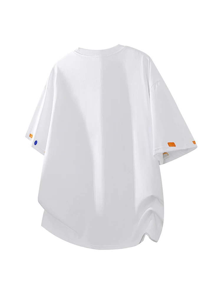 Áo thun cổ tròn 100% cotton kiểu Mỹ của Jeanswest dành cho nam, mùa xuân hè, thương hiệu thời trang cao cấp, thoáng mát, tay ngắn rộng rãi.