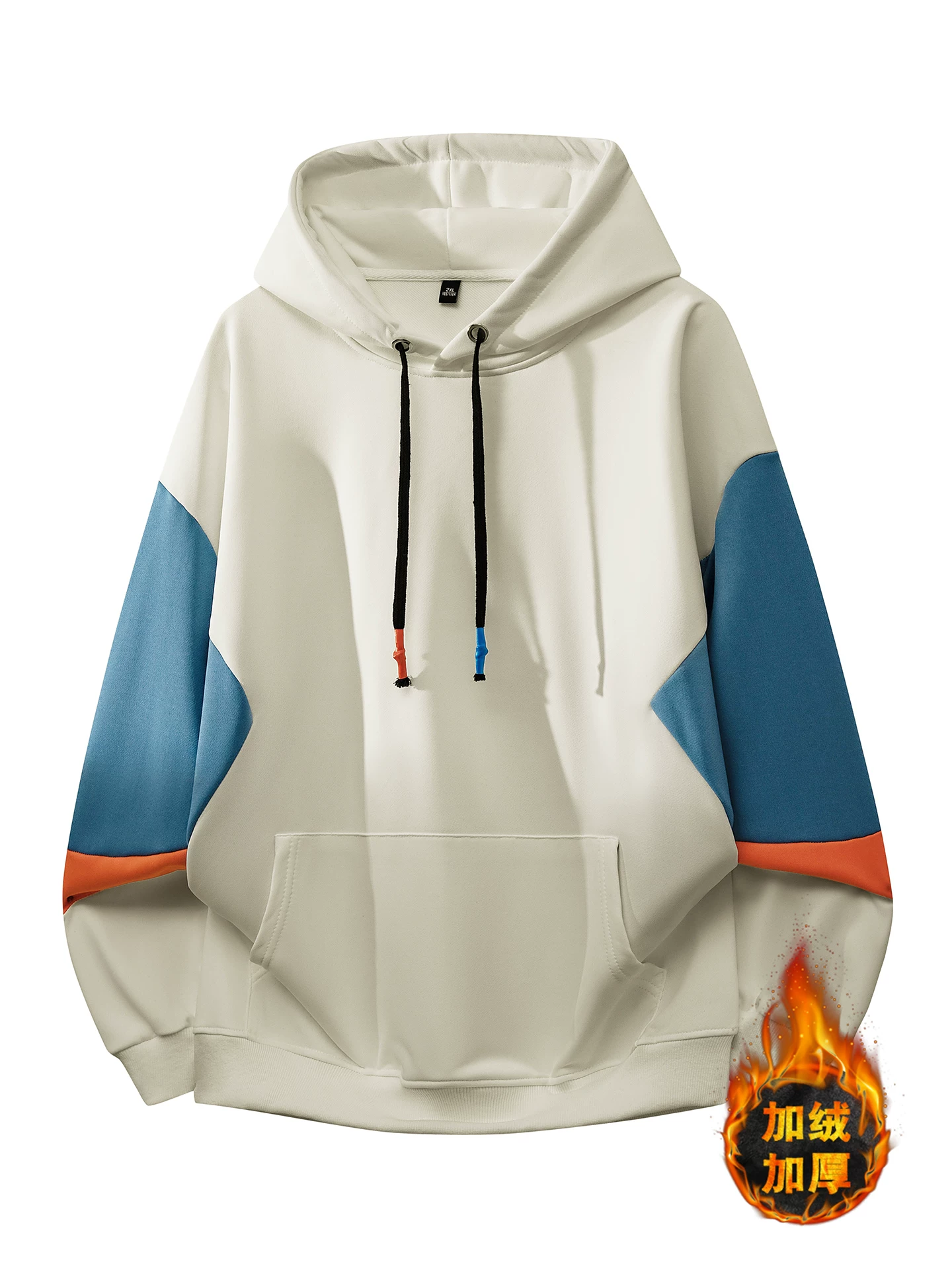 Áo hoodie nam thương hiệu thời trang phong cách Mỹ của Jeanswest, chất liệu lót lông cừu dày dặn cho mùa thu đông.