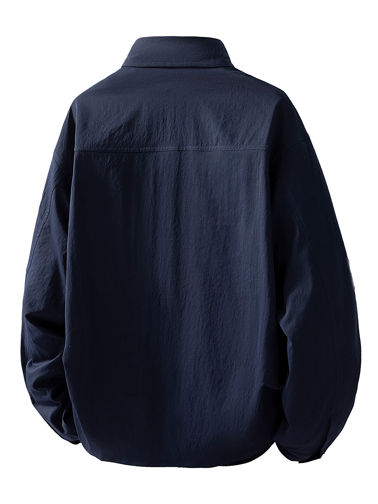 Áo khoác thêu có ve áo phong cách Mỹ của Jeanswest dành cho nam, áo khoác sơ mi thời trang cao cấp mùa xuân thu.