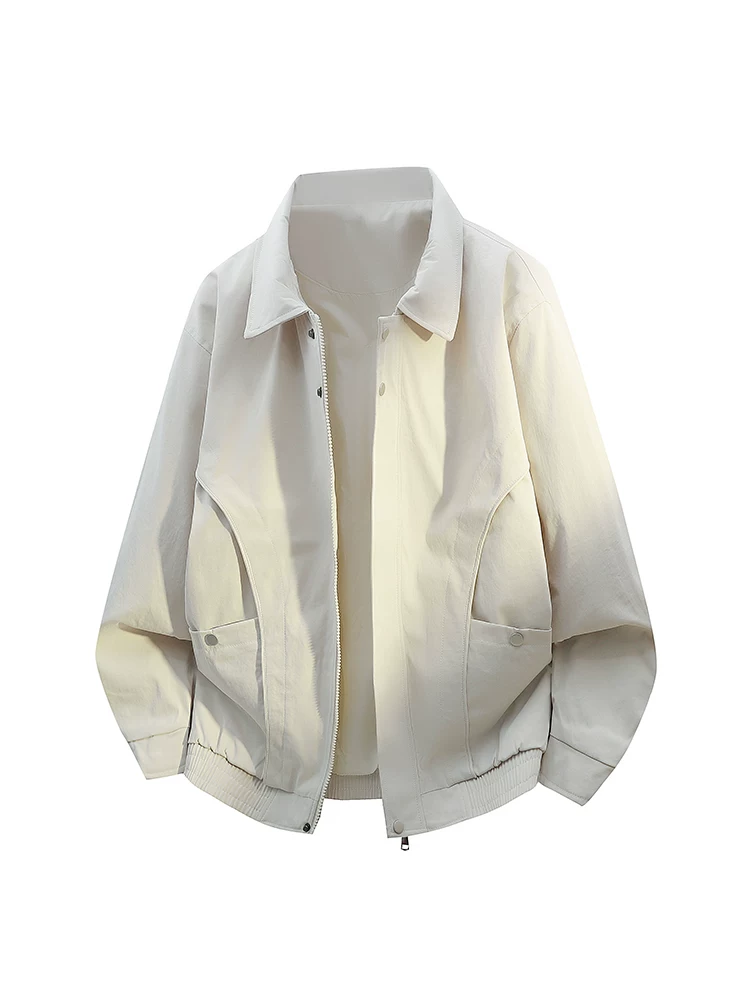 Áo khoác nam Jeanswest kiểu Mỹ cổ điển, thiết kế có cấu trúc, dành cho mùa xuân và mùa thu, size lớn, kiểu dáng công sở, áo khoác ngoài thường ngày.