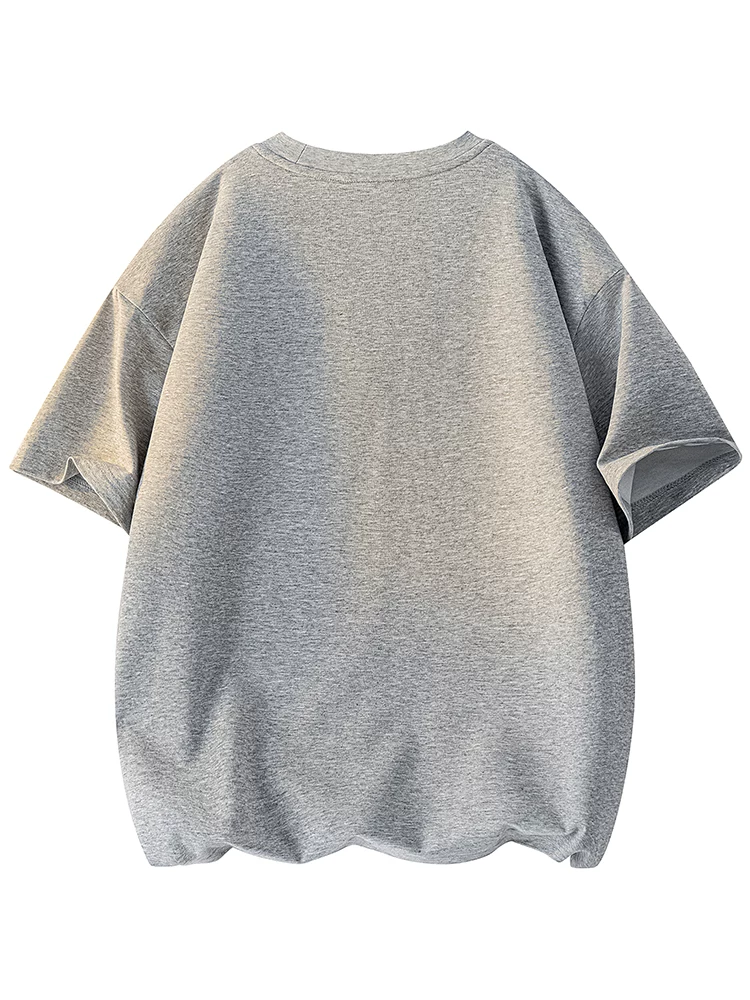 Áo thun cổ tròn màu trơn kiểu Mỹ của Jeanswest dành cho nam, áo thun ngắn tay thương hiệu thời trang cao cấp, thoáng khí, thân thiện với làn da, hợp thời trang mùa hè.