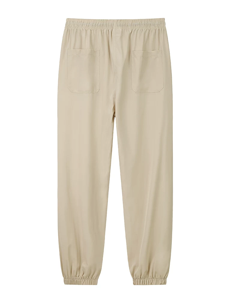 Quần dài nam Jeanswest chất liệu lưới thoáng mát, kiểu dáng thẳng, phong cách thường ngày, cao cấp, nhanh khô, chất liệu lụa đá mùa hè.
