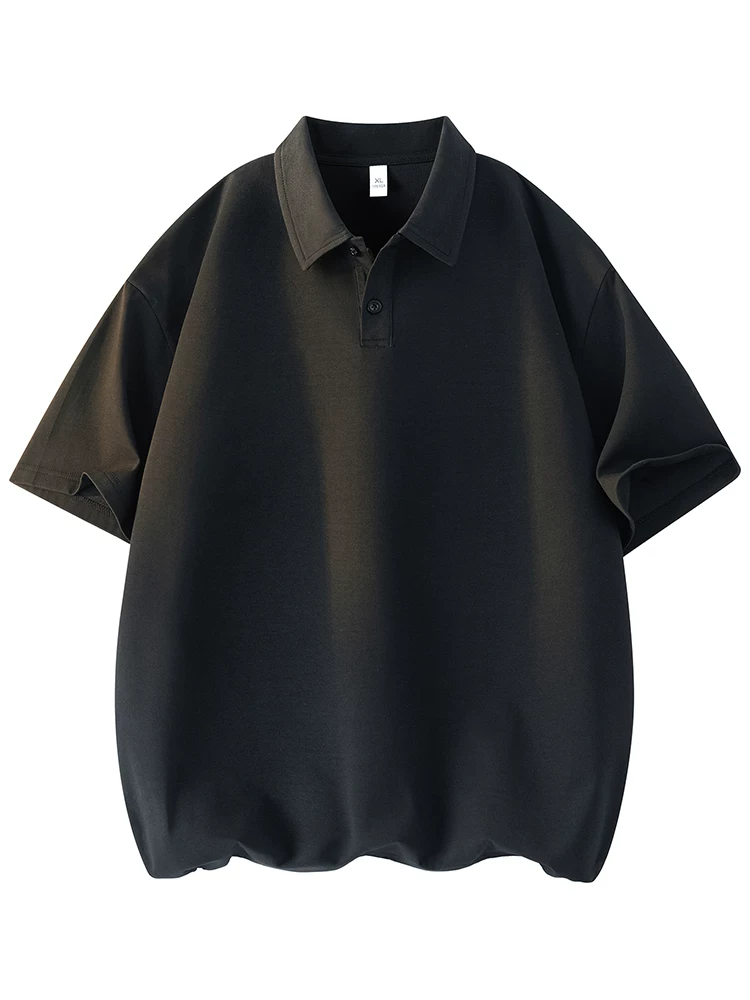 Áo thun nam Jeanswest kiểu Mỹ, màu trơn, thoáng khí, mùa hè, phong cách casual, rộng rãi, thời trang, chất liệu mỏng, kiểu polo.