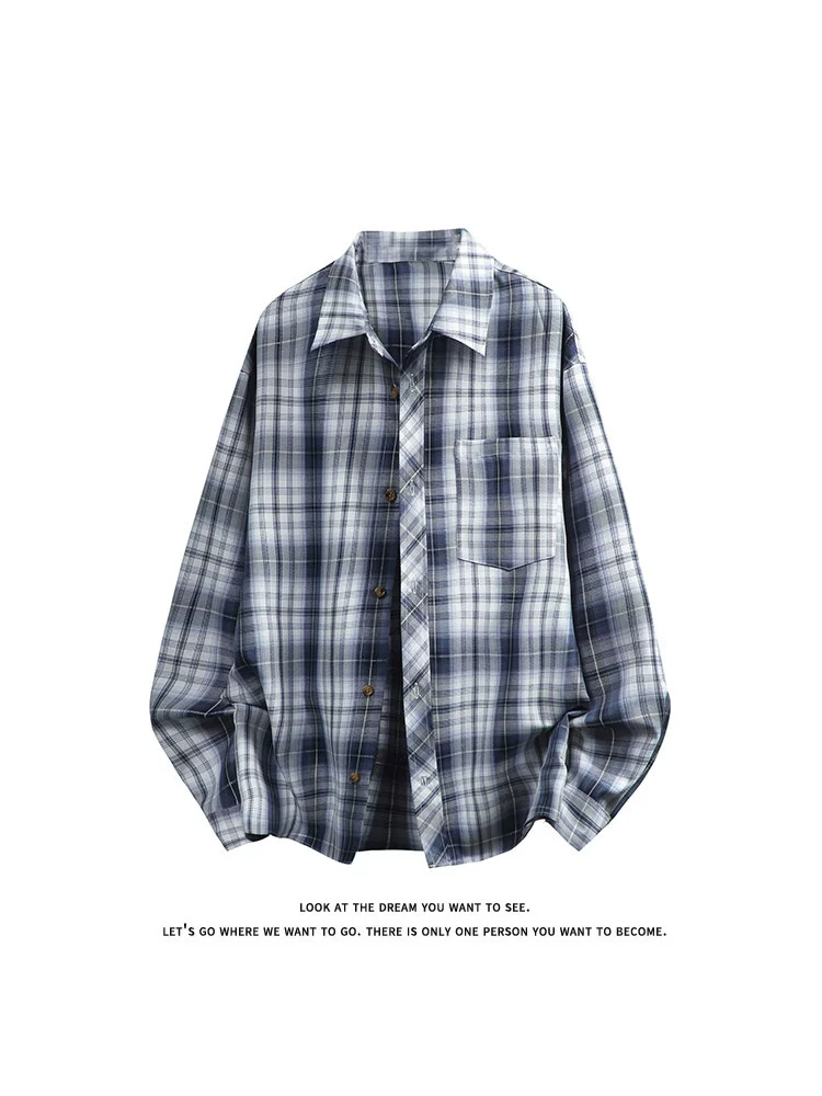 Áo sơ mi kẻ sọc phong cách Mỹ cổ điển của Jeanswest dành cho nam, thương hiệu thời trang thường ngày mùa xuân thu, áo kiểu thời thượng và cao cấp.