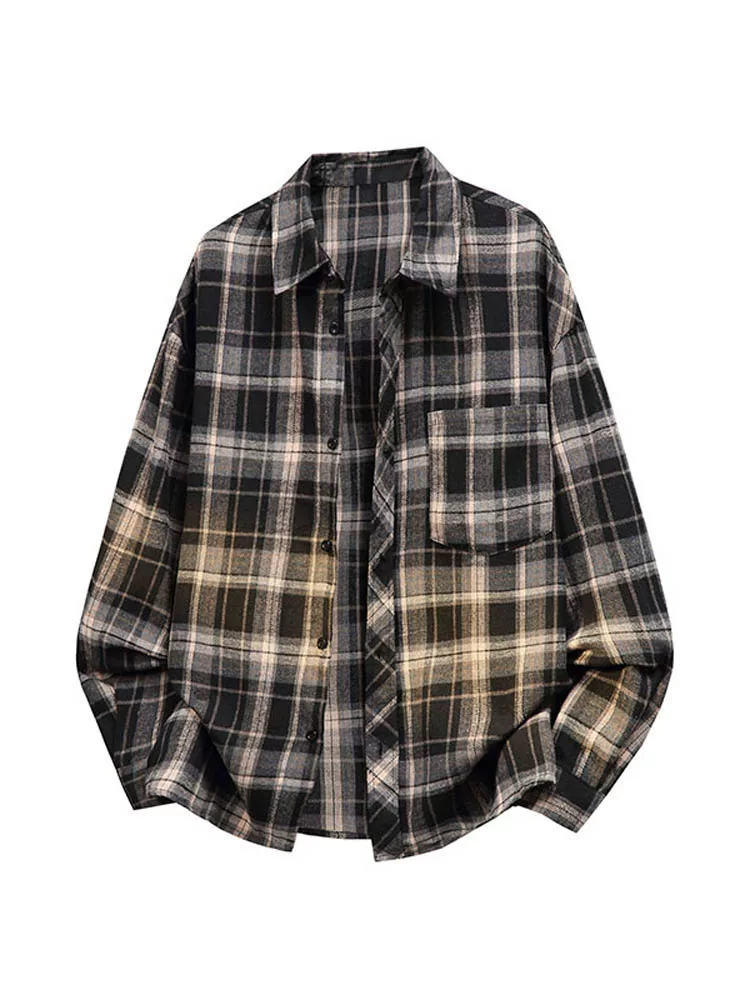 Áo sơ mi kẻ sọc Jeanswest dành cho nam, mùa xuân thu, thương hiệu thời trang cao cấp phong cách Mỹ, áo khoác dáng rộng, thoải mái, đa năng.