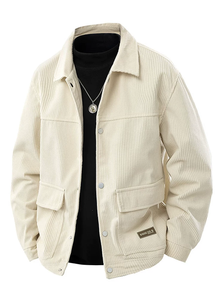 Áo khoác nhung kiểu Mỹ mới của Jeanswest có ve áo, áo kiểu công sở dành cho nam, áo khoác mỏng mùa xuân hợp thời trang.