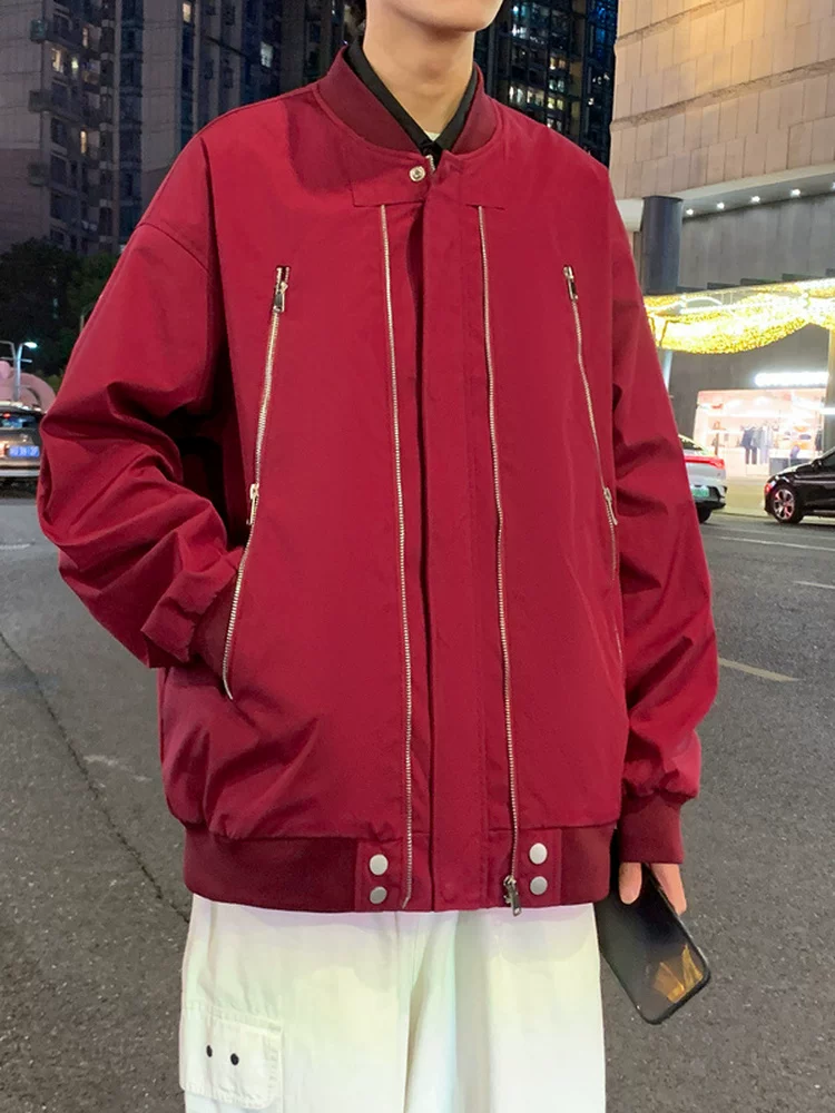 Áo khoác bóng chày cổ điển kiểu Mỹ của Jeanswest dành cho nam, mùa xuân và mùa thu, áo khoác ngoài đa năng, rộng rãi, cao cấp.