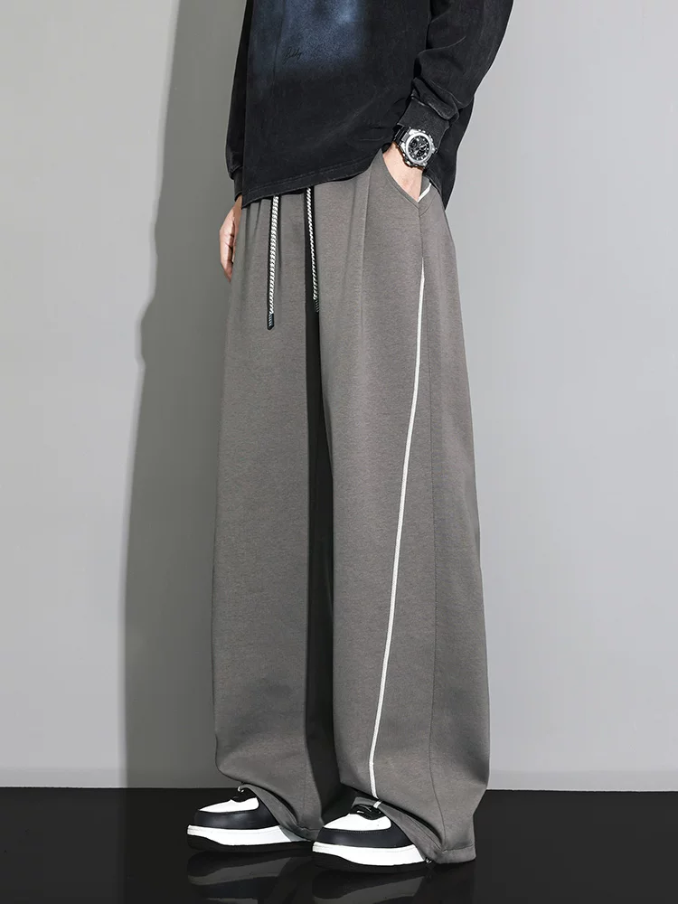 Quần Jeanswest nam ống rộng thẳng, quần dài thường ngày mùa xuân thu cao cấp, dáng rộng, hợp thời trang, đa năng