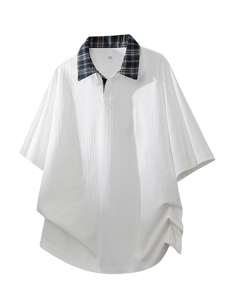 Áo thun kẻ sọc phối màu phong cách Mỹ của Jeanswest dành cho nam, dáng rộng mùa hè, cảm giác cao cấp, thoáng khí, thân thiện với làn da, tay ngắn hợp thời trang.