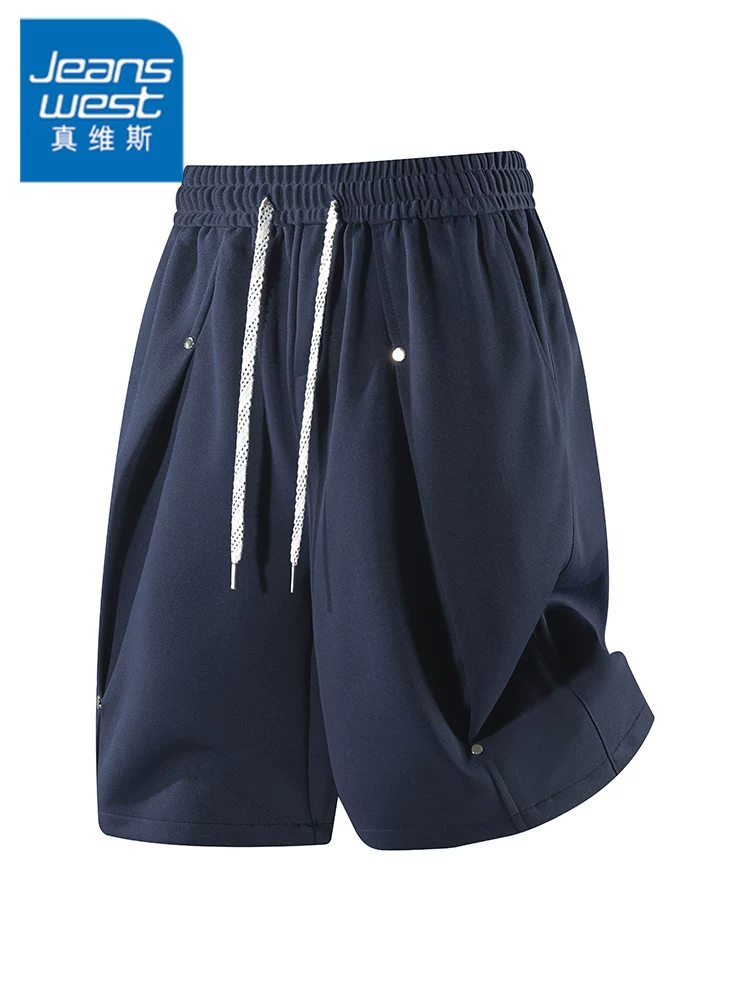 Quần short thể thao thông thường của Jeanswest dành cho nam, quần short mỏng thoáng khí cao cấp mùa hè, nhanh khô, rộng rãi.