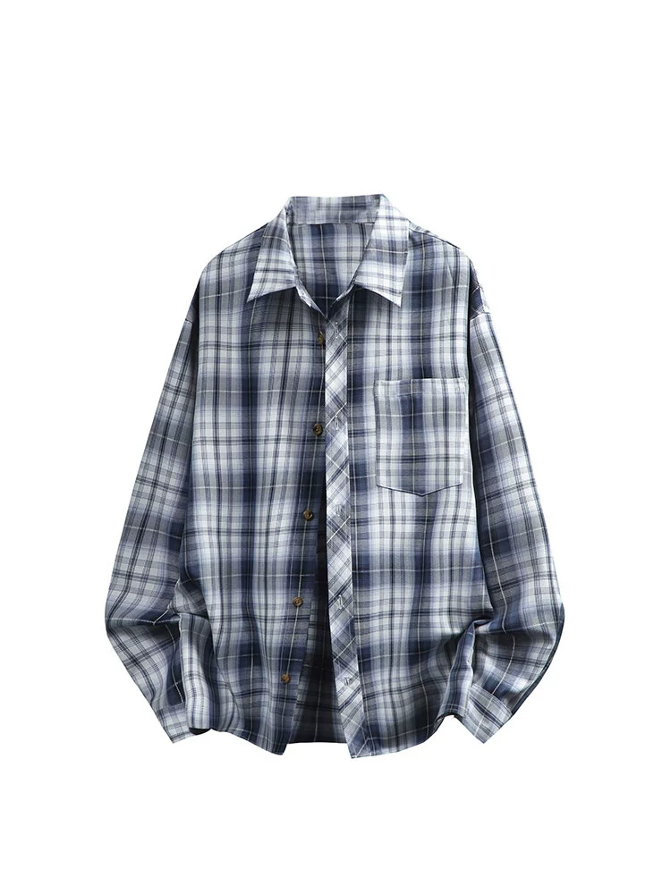 Áo sơ mi kẻ sọc phong cách Mỹ cổ điển của Jeanswest dành cho nam, thương hiệu thời trang thường ngày mùa xuân thu, áo kiểu thời thượng và cao cấp.