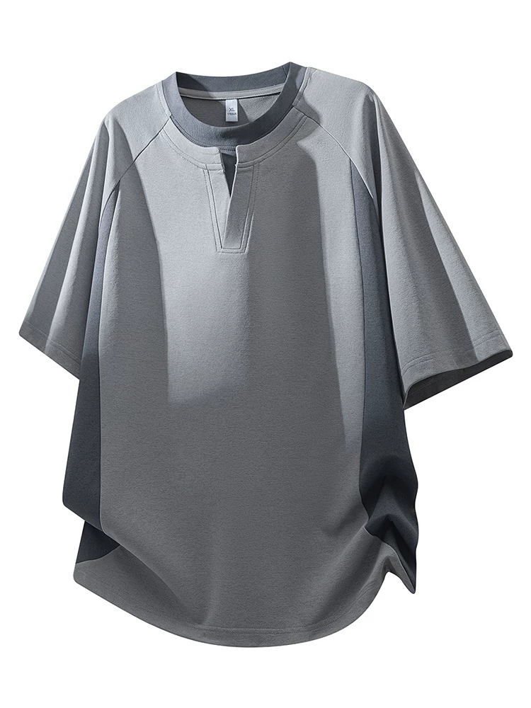Áo thun cổ tròn phối màu cao cấp phong cách Mỹ của Jeanswest dành cho nam, thương hiệu thời thượng mùa hè, áo ngắn tay rộng rãi, thoáng khí, phong cách thường ngày.