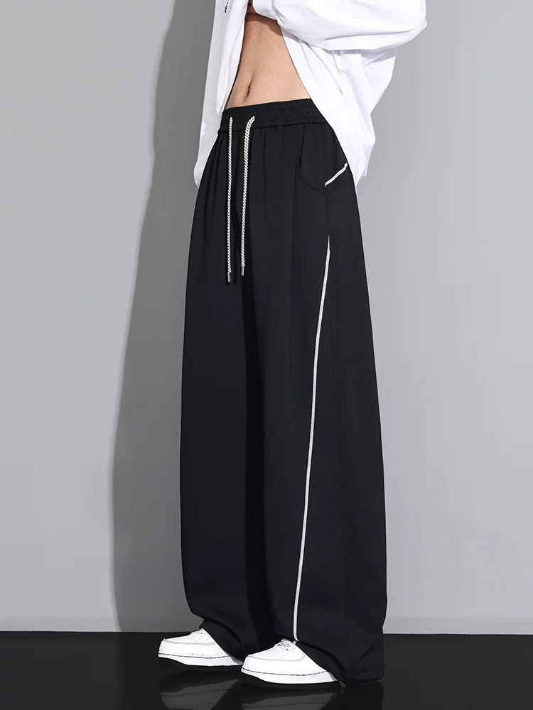 Quần Jeanswest nam ống rộng thẳng, quần dài thường ngày mùa xuân thu cao cấp, dáng rộng, hợp thời trang, đa năng