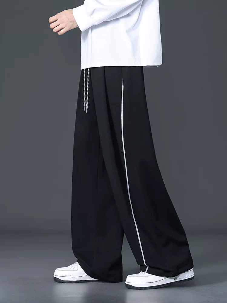 Quần dài nam Jeanswest dáng suông, phối màu, chất liệu dày dặn, phong cách casual, hợp thời trang xuân thu, đa năng.