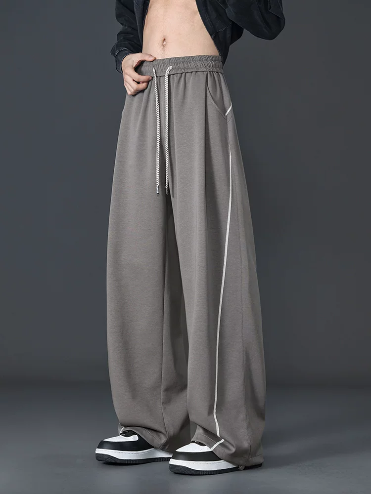 Quần jean ống rộng dáng suông thời trang cao cấp của thương hiệu Jeanswest dành cho nam, quần thể thao chống nhăn, chống nhăn, phong cách Mỹ mùa xuân thu.