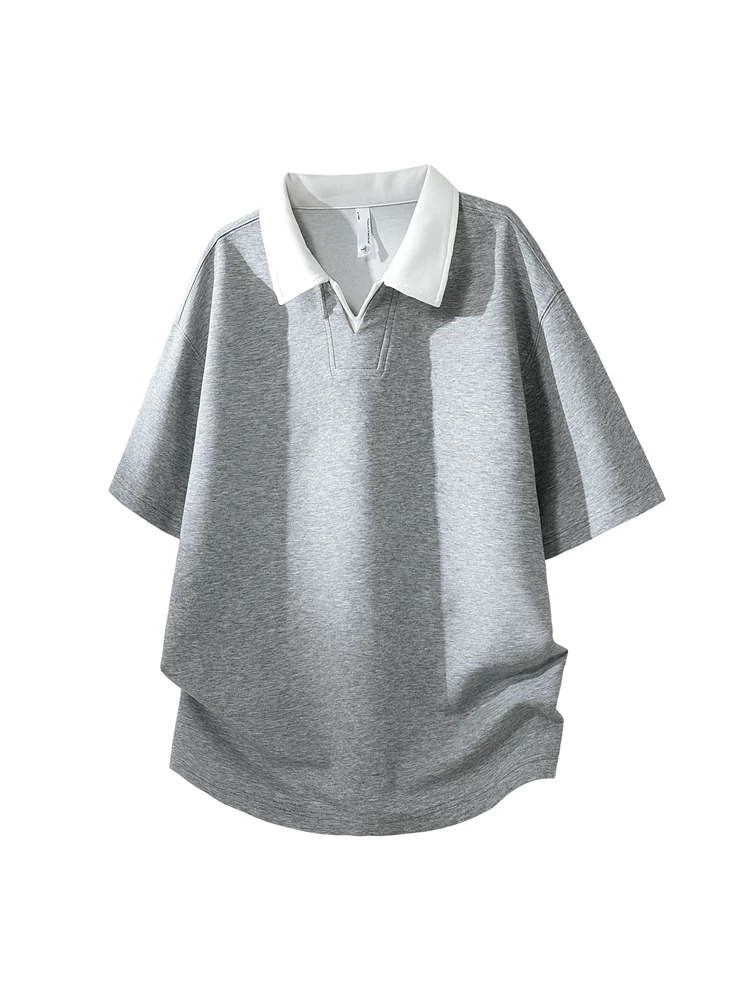 Áo polo nam Jeanswest kiểu Mỹ, phong cách casual, dáng rộng mùa hè, chất liệu cao cấp, thoáng khí, tay ngắn.