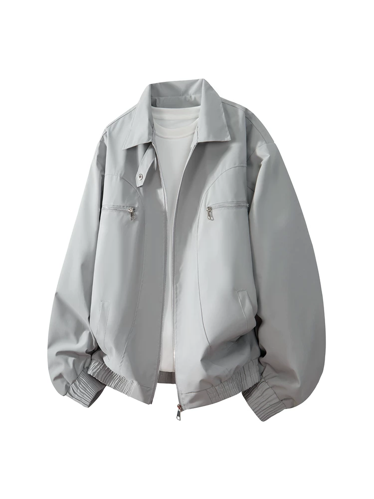 Áo khoác nam Jeanswest 2026 kiểu mới, dáng lửng, mùa xuân thu, chất liệu cao cấp, phong cách casual, màu đen.