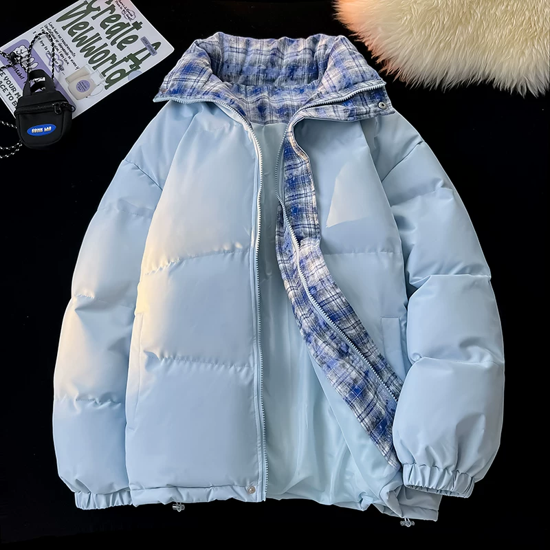 Áo khoác cotton mùa đông nam Jeanswest có lớp lót lông cừu, áo khoác cotton dày dặn, áo khoác ngoài cotton ấm áp cho nam, quần áo mùa đông.