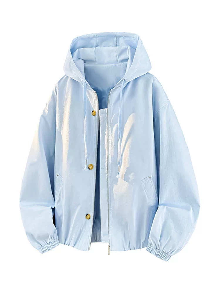 Áo khoác có mũ trùm đầu kiểu Mỹ thời thượng của Jeanswest dành cho nam, mùa xuân và mùa thu, áo khoác ngoài rộng rãi, đa năng, cao cấp.