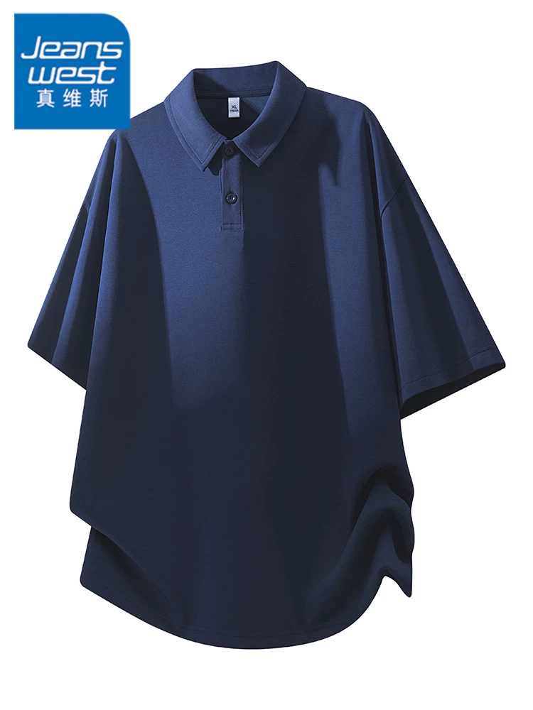 Áo thun polo màu trơn phong cách Mỹ của Jeanswest dành cho nam, thương hiệu thời trang cao cấp mùa hè, tay ngắn thoáng khí và đa năng.