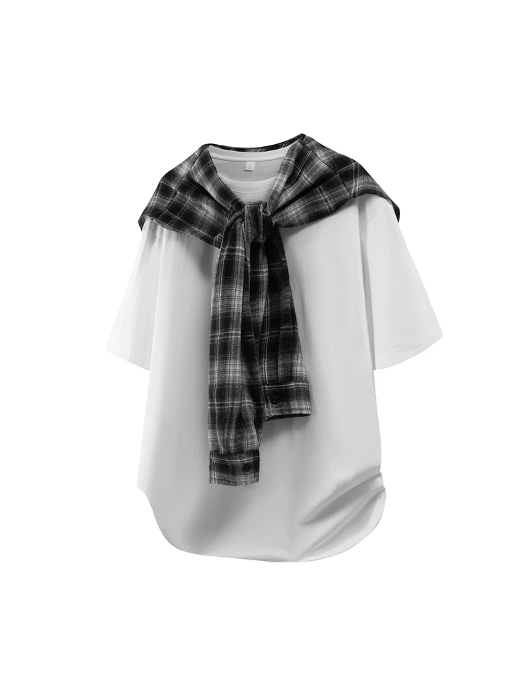Áo thun kẻ sọc kiểu Mỹ của Jeanswest dành cho nam, áo thun nửa tay rộng rãi, thoáng khí, thân thiện với làn da, mát mẻ, hợp thời trang.